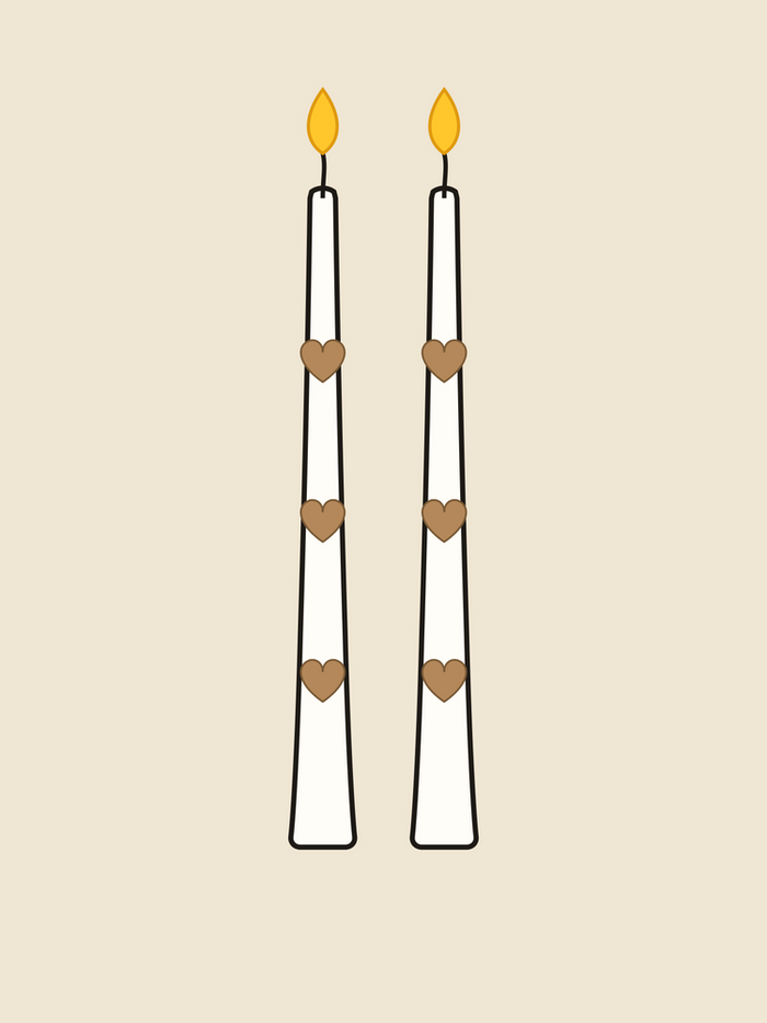 Little Frost Heart, pair