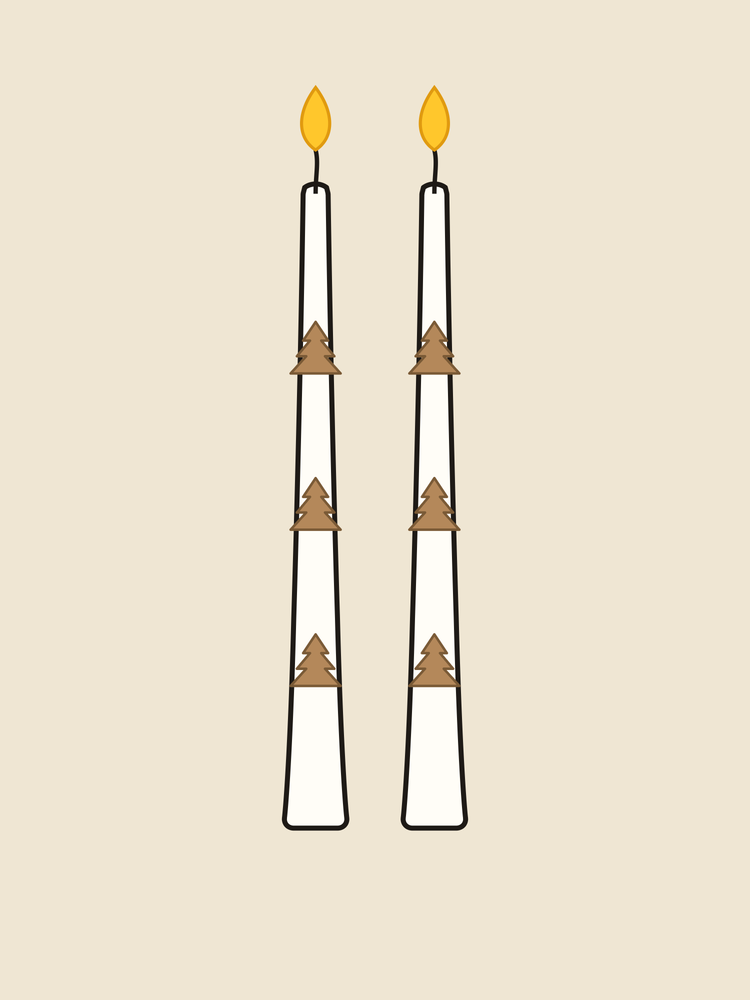 Winter Tree, pair