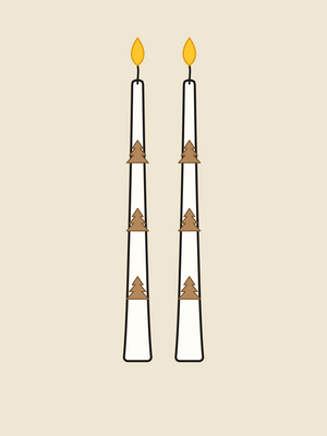 Winter Tree, pair
